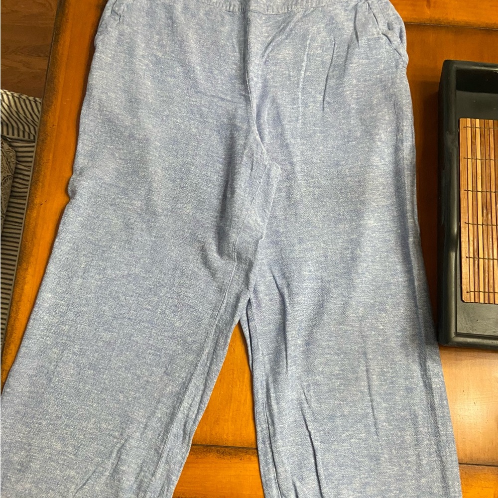 Talbots Light Blue Pull-On Jogger Pants